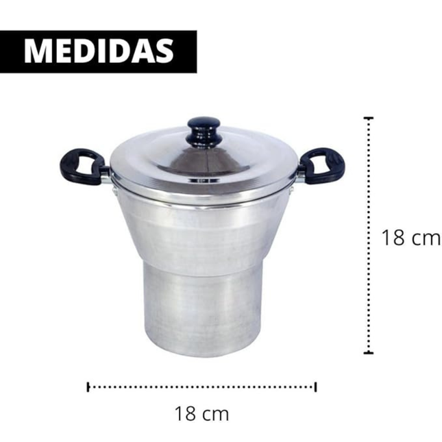 São Francisco Conical Couscous Steamer Size 16