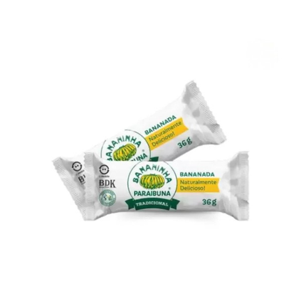 Doce Bananinha Paraibuna Tradicional undidade 36g Link Brazil