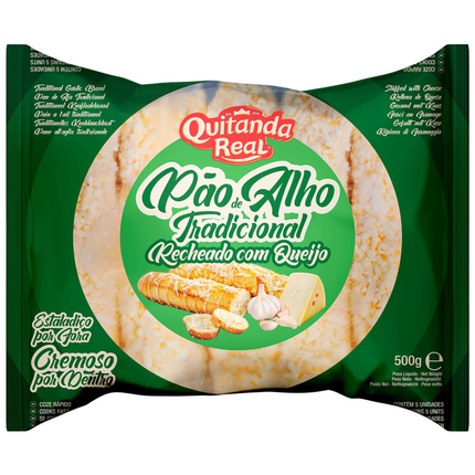 Pão de alho recheado com queijo Link Brazil